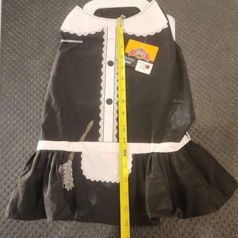 3/$20 Maid Black and White Pet Dress Costume - Picture 2 of 2